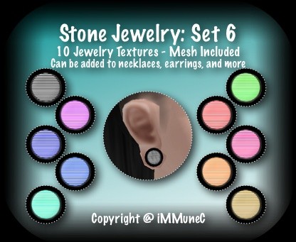 10 Stone Jewelry Set 6