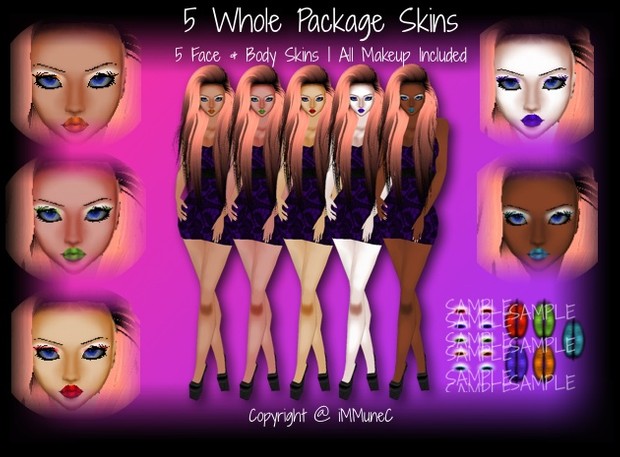5 Whole Package Skin Textures With Resell Rights