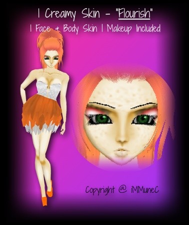 1 Creamy Flourish Skin Texture