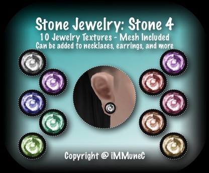 10 Stone 4 Jewelry Set