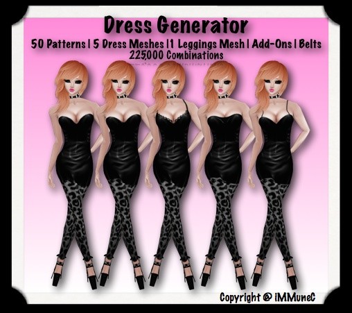 225,000 Piece Dress Generator With Resell Rights