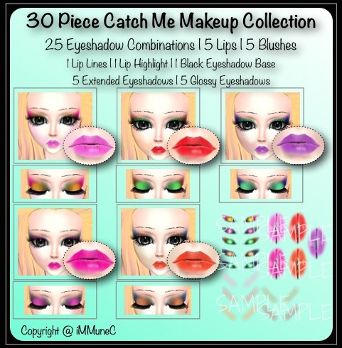 30 Piece Catch Me Instant Makeup Pack With Resell Rights
