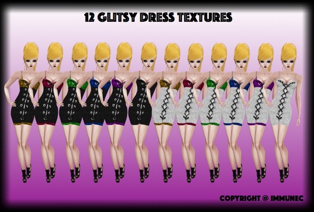 12 Glitsy Dress Product Textures