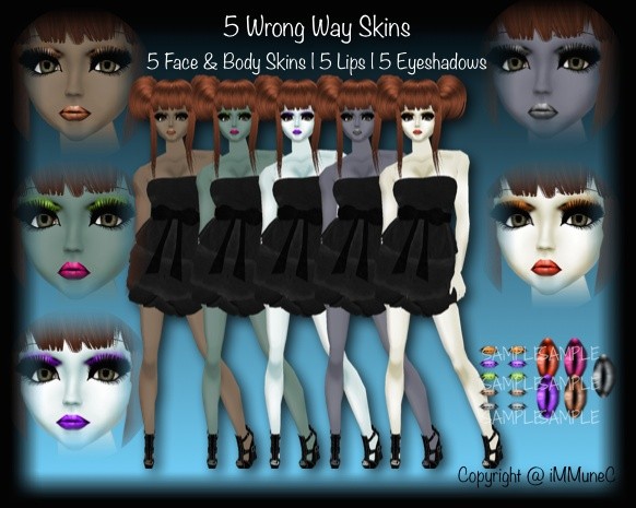 5 Wrong Way Skin Textures With Resell Rights