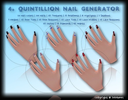 4+ Quintillion Nail Generator With Resell Rights