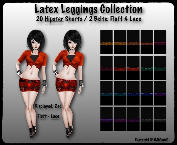 20 Hipster Latex Shorts With Resell Rights