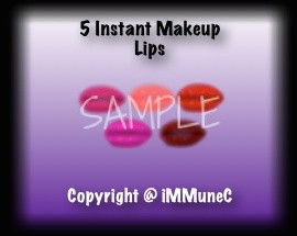 5 Lined Lips Instant Makeup