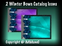 2 Winter Bows Catalog Icons