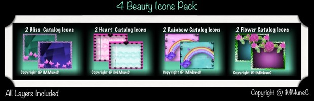 8 Beauty Catalog Icons