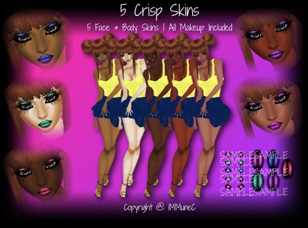 5 Crisp Skin Textures With Resell Rights