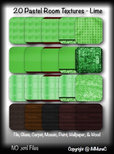 20 Lime Pastel Room Textures With Resell Rights