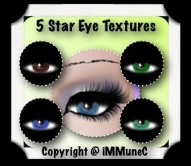 5 Star Eye Textures