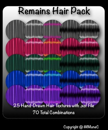 25 Remains Hair Textures