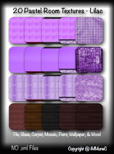 20 Lilac Pastel Room Textures