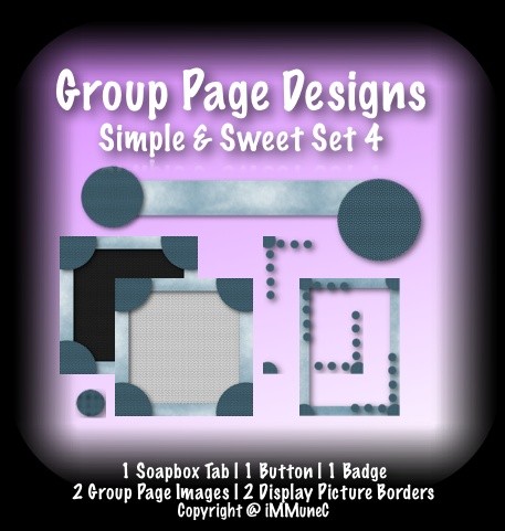 7 Piece Simple & Sweet Set 4 Group Page Design