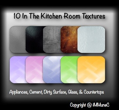 10 In The Kitchen Room Textures With Resell Rights