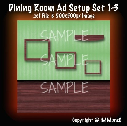 1 Dining Room Advertisement Set 1-3