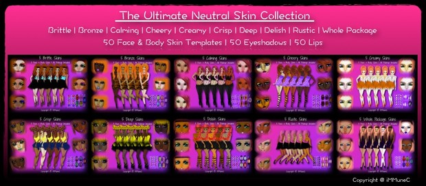 50 Ultimate Neutral Skin Textures Collection With Resell Rights