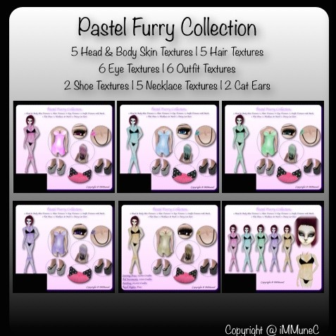 31 Pastel Furry Product Textures With Resell Rights