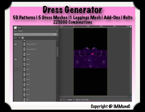 225,000 Piece Dress Generator With Resell Rights