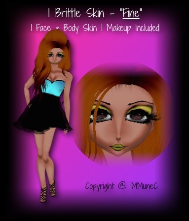 1 Brittle Fine Skin Texture