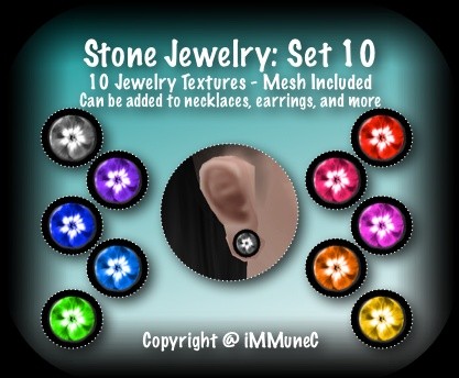 10 Stone Jewelry Set 10