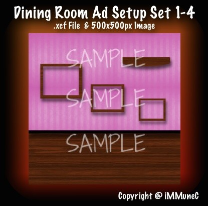 1 Dining Room Advertisement Set 1-4