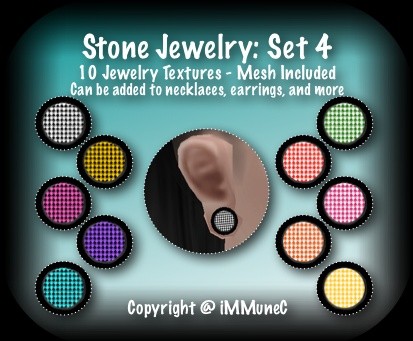 10 Stone Jewelry Set 4