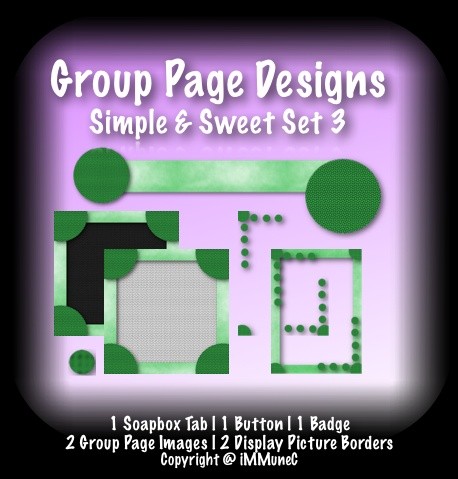 7 Piece Simple & Sweet Set 3 Group Page Design