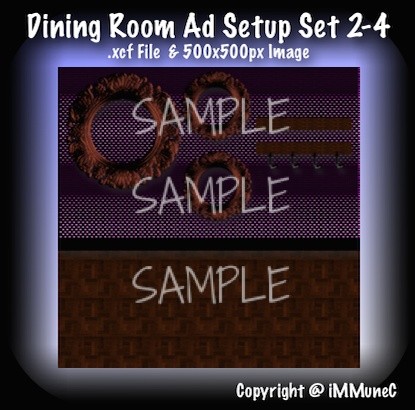 1 Dining Room Advertisement Set 2-4