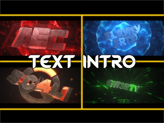 Intro | Text 3D ( FULL ORDERSSSSSS )