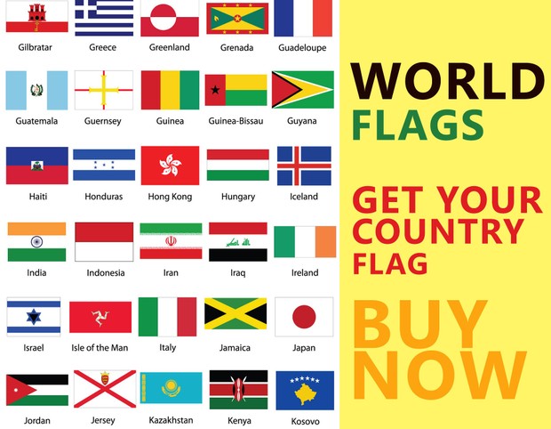 world flags all country