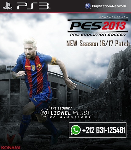 PES 2013 NEW season 16/17 patch for PS3 CFW by SalahHBK