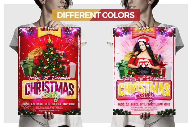 Christmas Party Flyer Template
