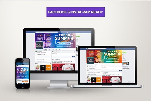Fresh Summer Events Flyer Template