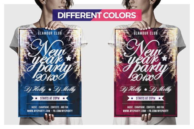 New Year Eve Party Flyer Template