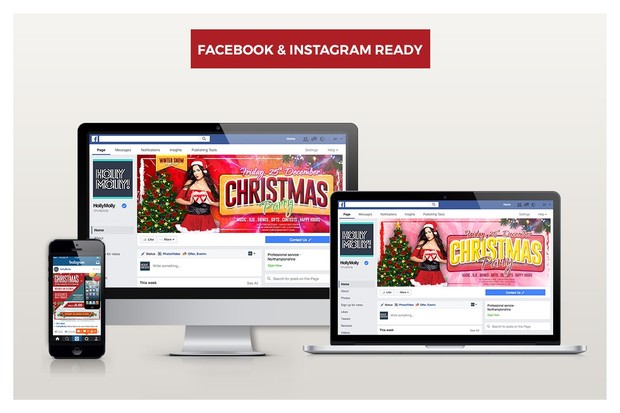 Christmas Party Flyer Template
