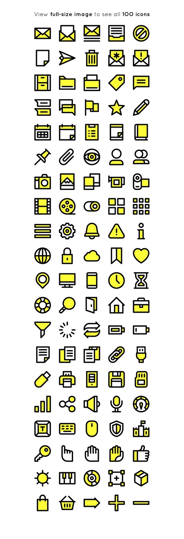 BOLD basic User Interface icons