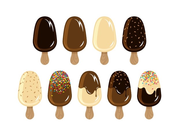 Chocolate ice creams