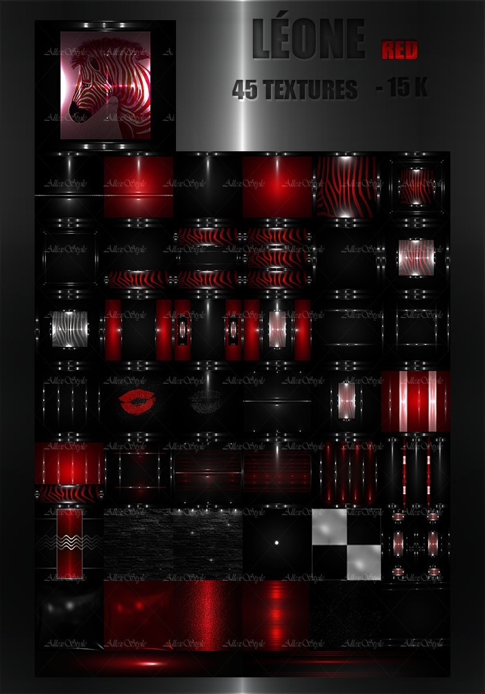 IMVU TEXTURES FILE " LEONE RED" - AllexStyle