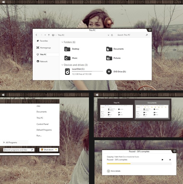 lne theme For Windows 8 and 8.1