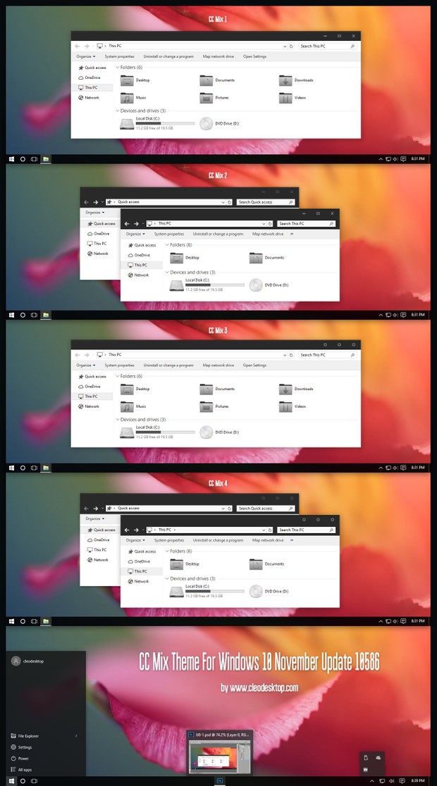 CC Mix Theme For Windows 10