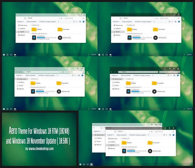 Aero Theme For Windows 10