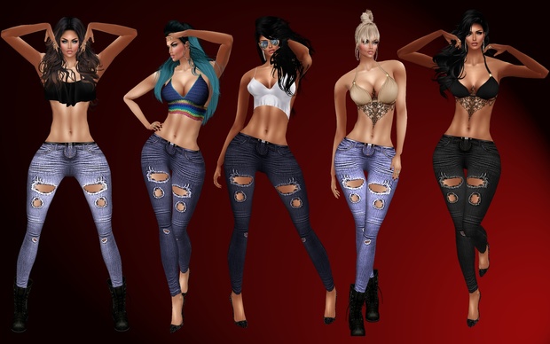 5 shades of Denin