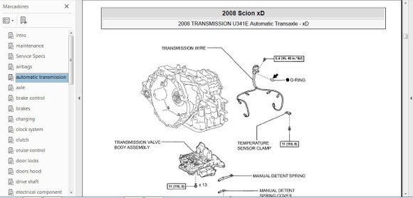 TOYOTA SCION xD 2008 REPAIR MANUAL - autoservicemanual567