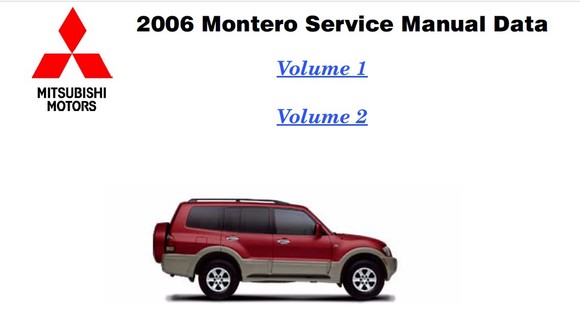 MITSUBISHI MONTERO 2006 REPAIR SERVICE MANUAL - autoservicemanual567