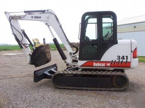 Bobcat 337, 341 Compact Excavator Service Repair Manual DOWNLOAD (S/N AAC811001 & Above...)