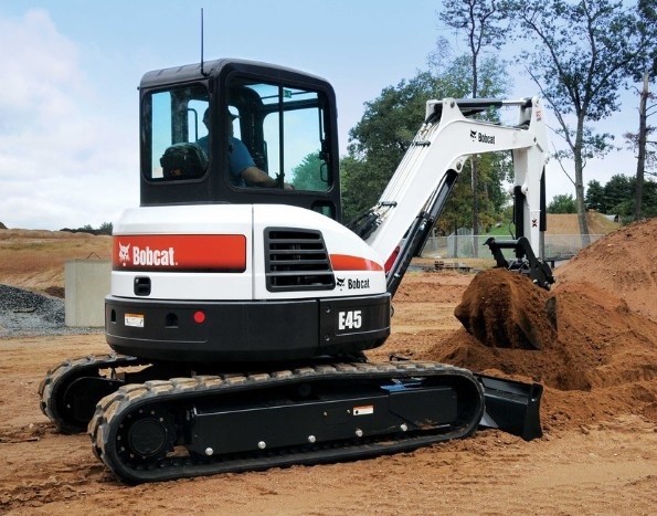 Bobcat E45 Compact Excavator Service Repair Manual (S/N AG3G11001 & Above, S/N AHHC11001 & Above)