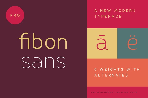 Fibon Sans Regular Weight Free
