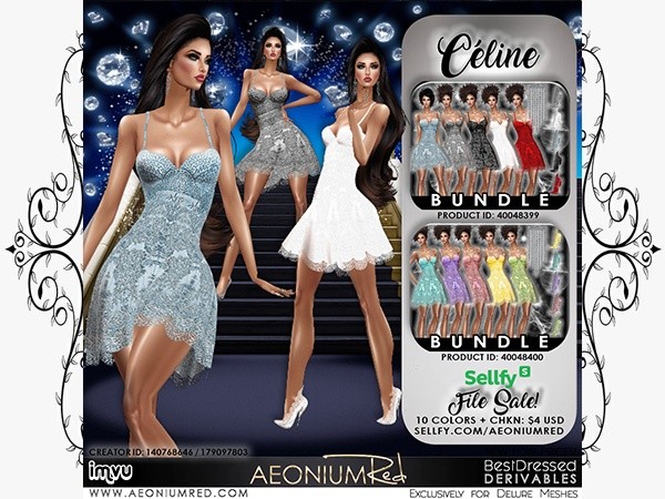 IMVU File Sale! Celine 10 Colors Texture Pack